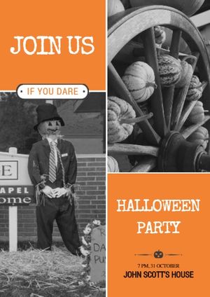 happy halloween, greeting, wishing, Halloween Party Invitation Template