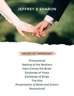 Holding Hands Wedding Invitation By The Fotor Team Program