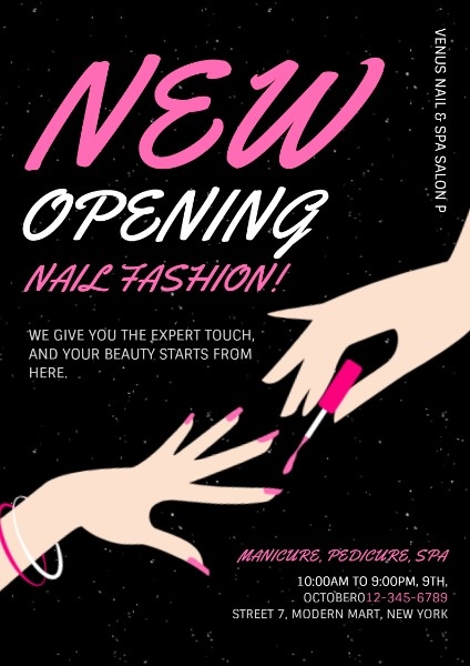Nail Fashion Opening Poster