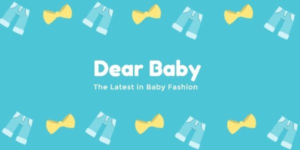 child, sale, product, Blue Babies' Clothes Twitter Post Template