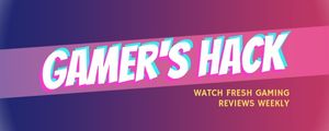 video, watching, tutorial, Gradient Pink Gamer's Hack Twitch Banner Template