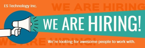 We Are Hiring Banner Email Header