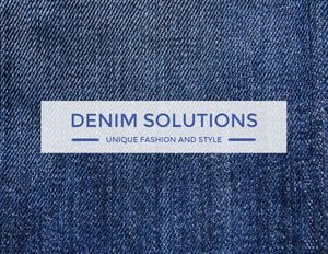 Denim Solution Label