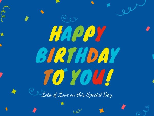 event, greeting, wishing, Colorful Happy Birthday Card Template