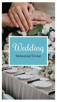 rehearsal, rehearsal dinner, ceremony, Wedding For Our Life Memories  Instagram Story Template