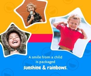 Children's Smile Facebook Post Template and Ideas for Design | Fotor