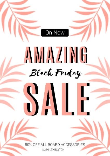 sales, promotion, discount, Black Friday Sale Poster Template