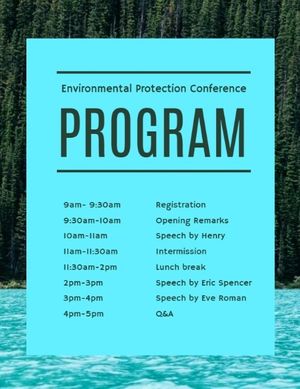environment protection, forest, non-profit, Protect Environment Program Template