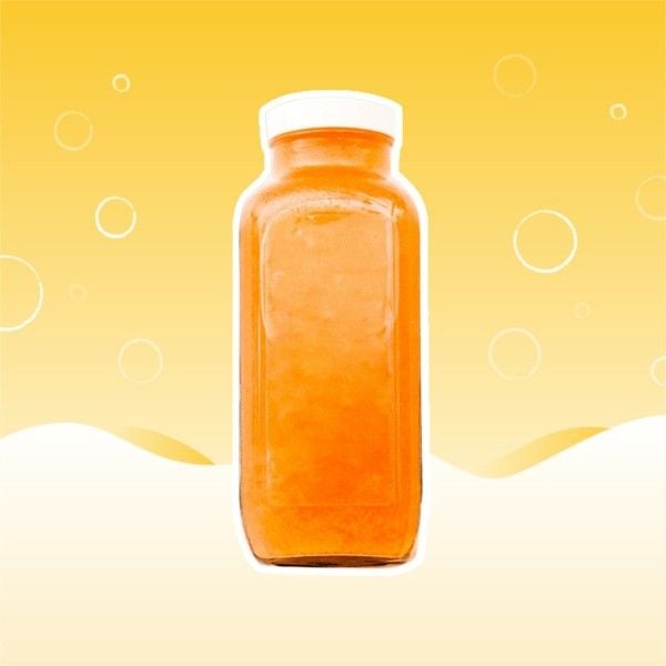 juice, drink, food, Yellow Bright Illustration Background Product Photo Template