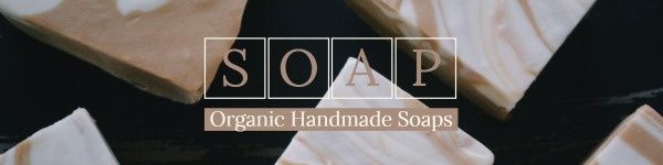 soaps, organic, shop banner, Handmade Soap Store ETSY Cover Photo Template
