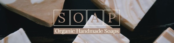 Handmade Soap Store ETSY Cover Photo