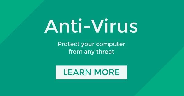 simple,  modern,  business, Green Background Anti-Virus Facebook App Ad Template