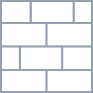 ten, picture container, Blank 10 Grids Collage Classic Collage Template