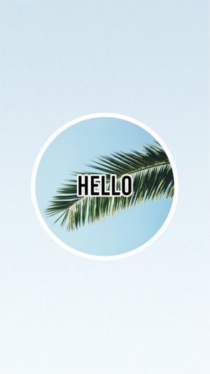 instagram story, summer, trip, Blue Simple Travel Instagram Highlight Cover Template