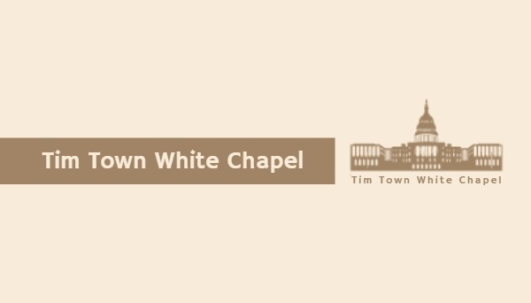 Tim Town White Chapel Business Card