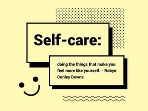 quote, motto, quotes, Yellow Smile Face Card Template