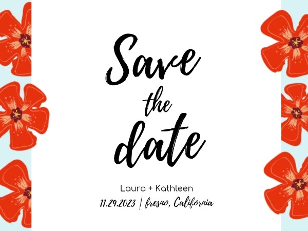 Simple Save The Date Card