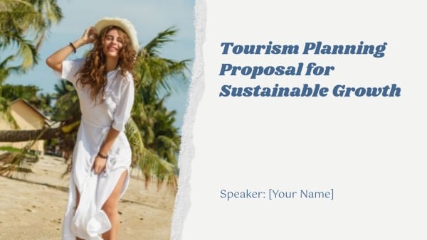 Modern Photo Collage Tourism Planning Proposal