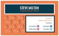 Vlogger Business Card Business Card