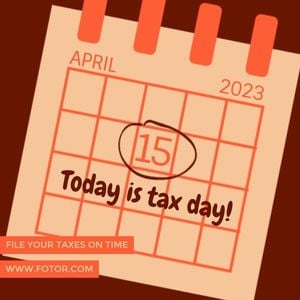 Tax Day Instagram Post