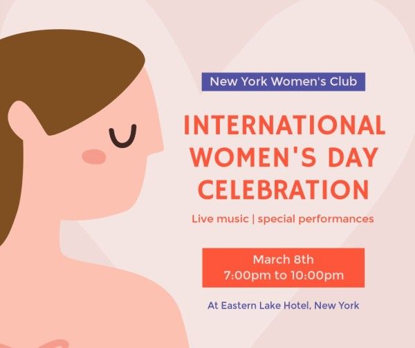 国际妇女节庆祝活动 Facebook帖子