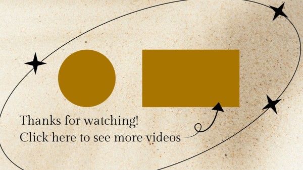 end cards, video, watching, Gold Youtube End Screen Template