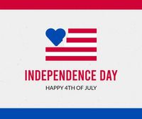 american, usa, celebration, Independence Day Flag Facebook Post Template