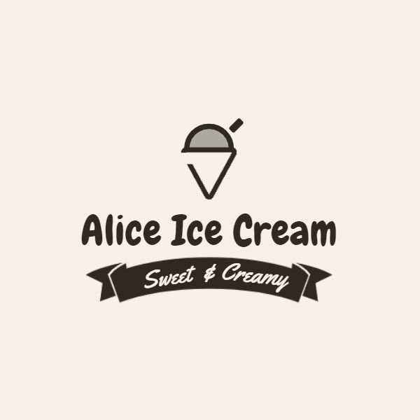 food, snack, business, Ice Cream Shop ETSY Shop Icon Template