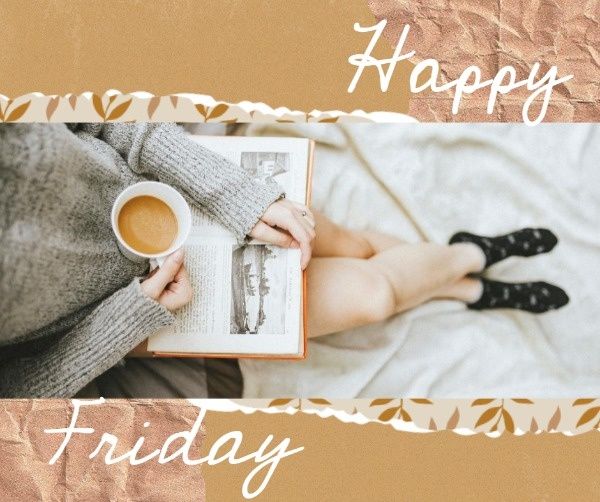 instagram, social media, sns, Happy Friday Life Share Post Facebook Post Template