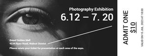 黒写真展 チケット