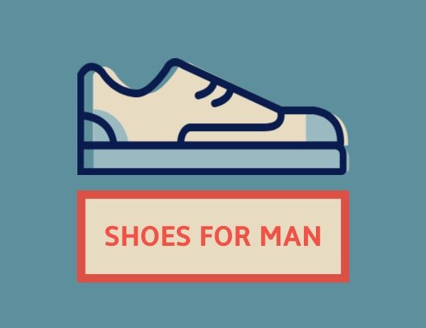 life, lifestyle, commercial, Shoes for Man Label Template
