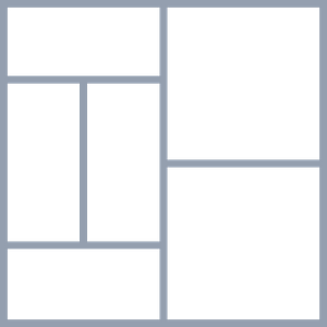 Blank 6 Grids Collage Classic Collage