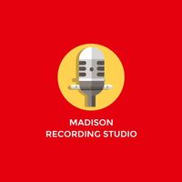 赤と黄色のレコーディングスタジオ ロゴ