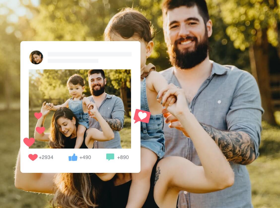 Fácil de Redimensionar para Atualizar Suas Redes Sociais